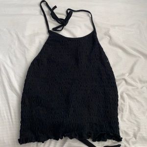 Halter top  open back that ties American eagle top